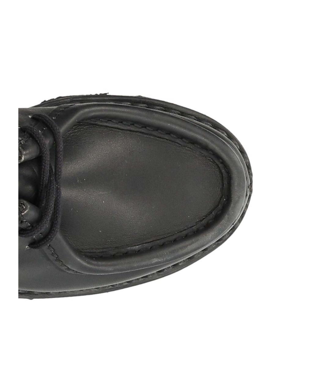 PARABOOT Черные кожаные брогги и оксфорды, фото 4