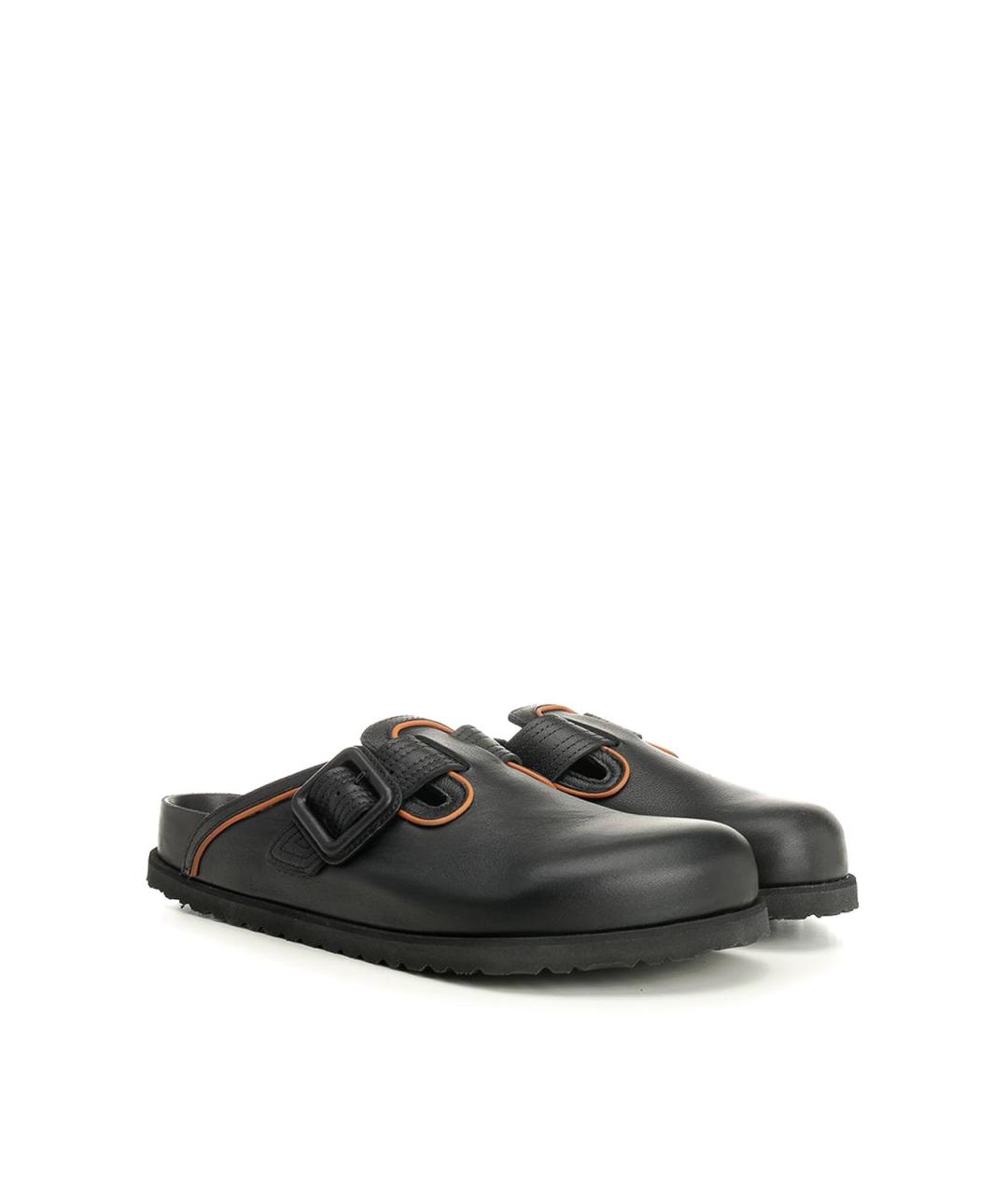 BIRKENSTOCK Черные кожаные сандалии, фото 2