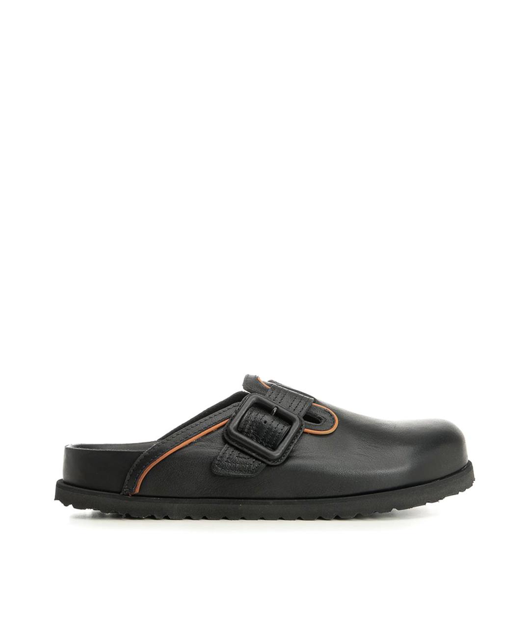 BIRKENSTOCK Черные кожаные сандалии, фото 1