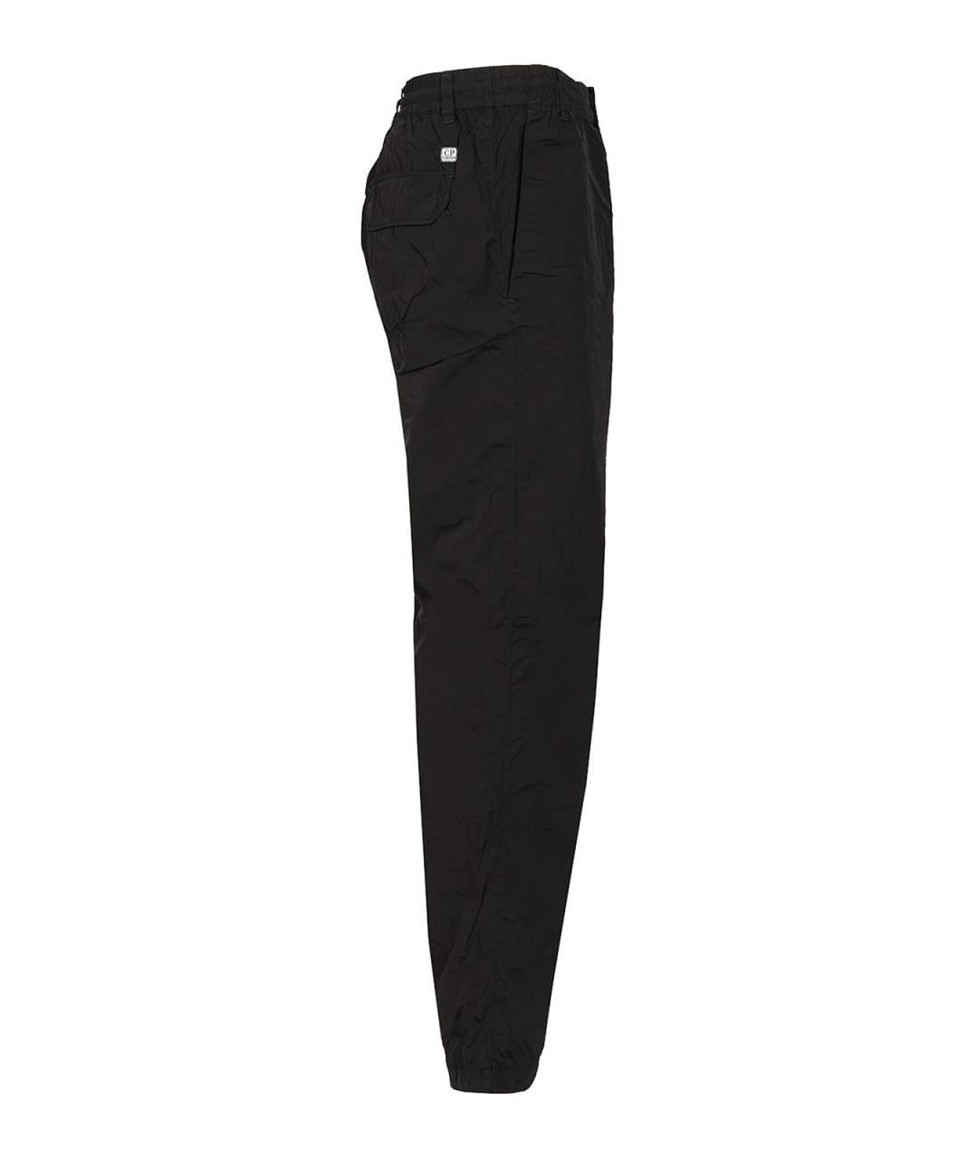 CP COMPANY Черные полиамидовые повседневные брюки, фото 3