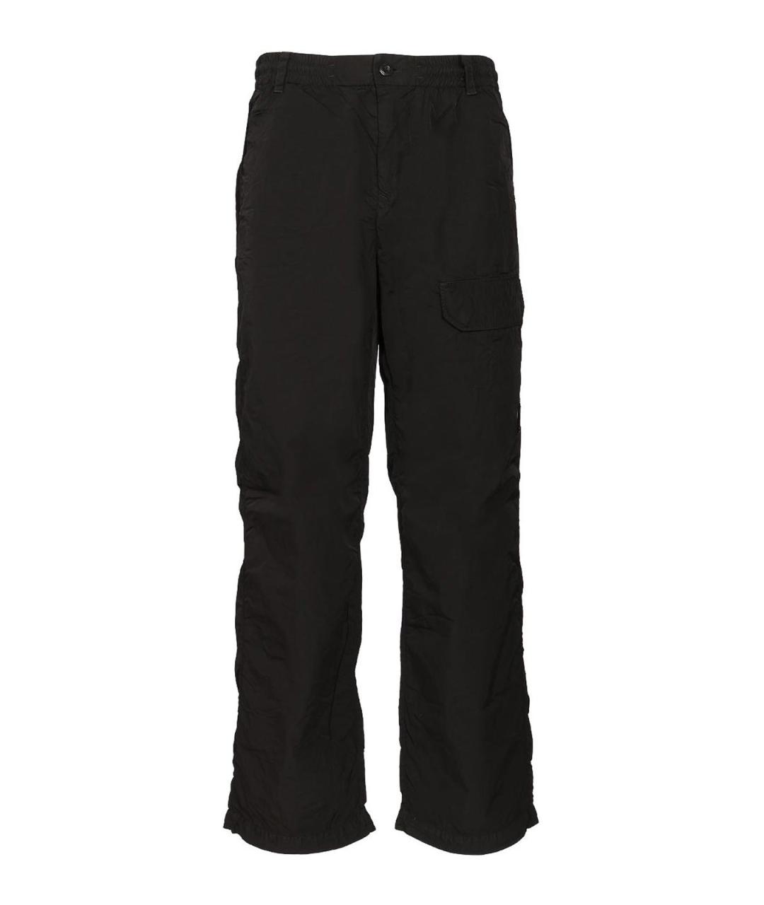CP COMPANY Черные полиамидовые повседневные брюки, фото 1
