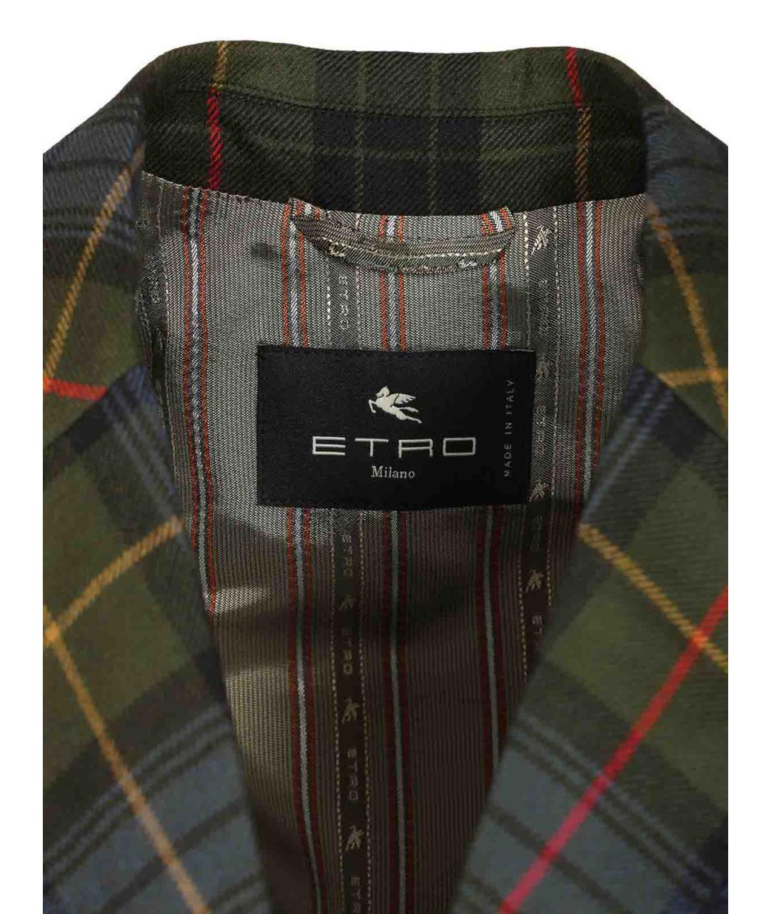 ETRO Мульти шерстяной жакет/пиджак, фото 4