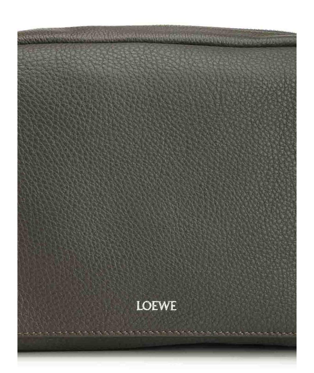 LOEWE Зеленая кожаная сумка на плечо, фото 6