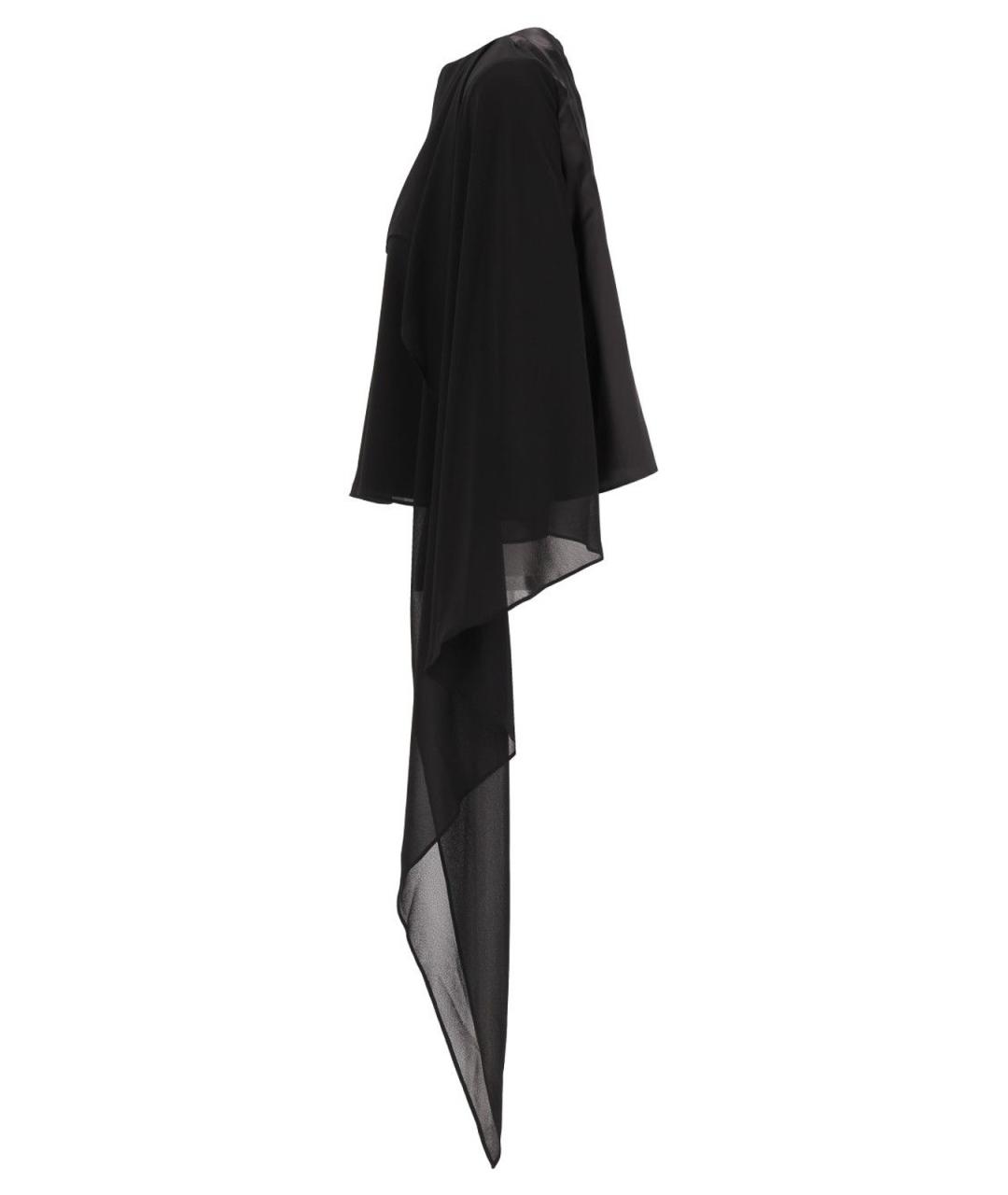 MM6 MAISON MARGIELA Черная полиэстеровая блузы, фото 3