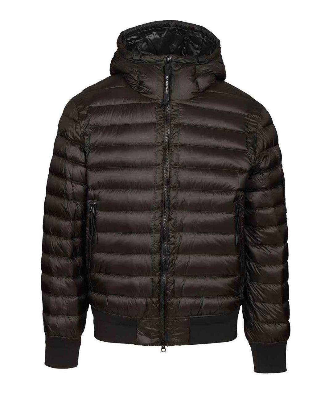 CP COMPANY Черный синтетический пуховик, фото 1