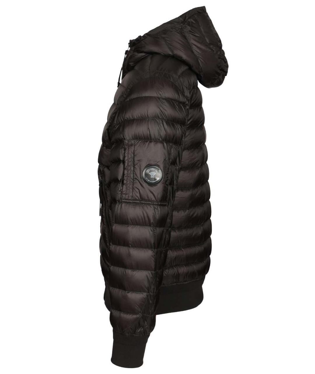 CP COMPANY Черный синтетический пуховик, фото 3