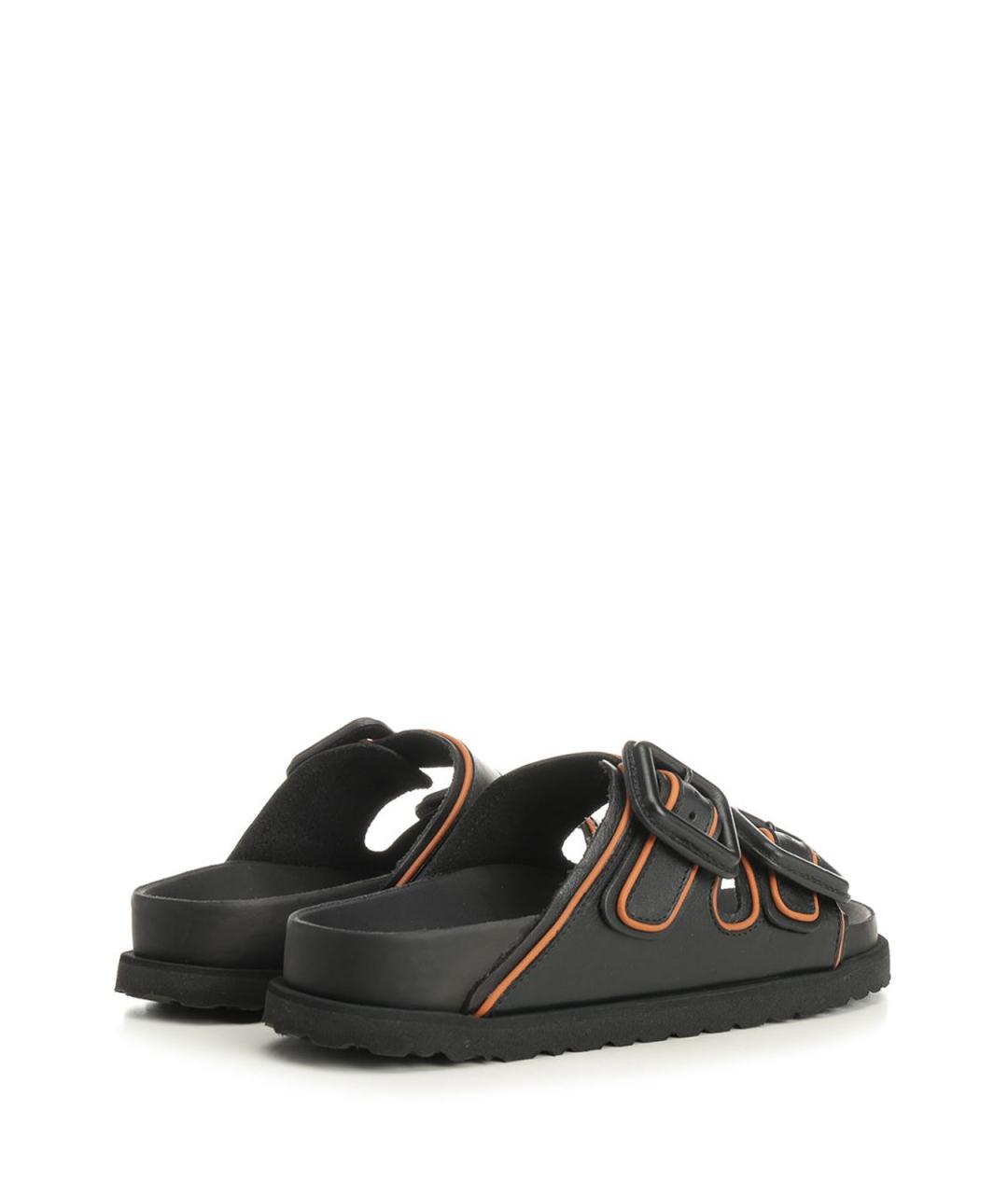 BIRKENSTOCK Черные кожаные сандалии, фото 3