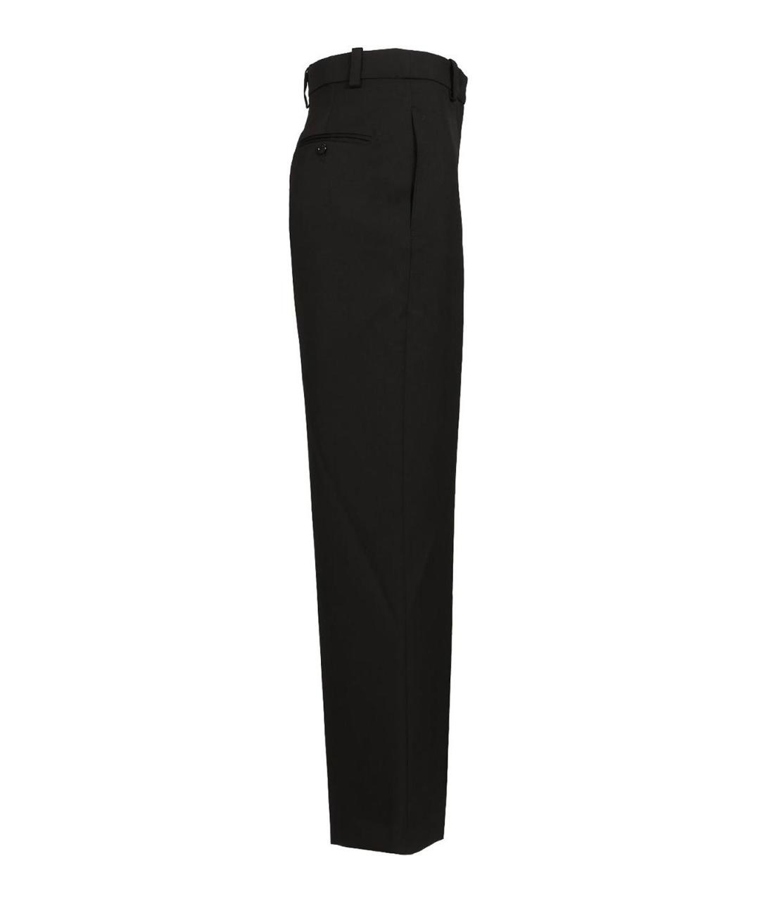 ISABEL MARANT Черные шерстяные прямые брюки, фото 3