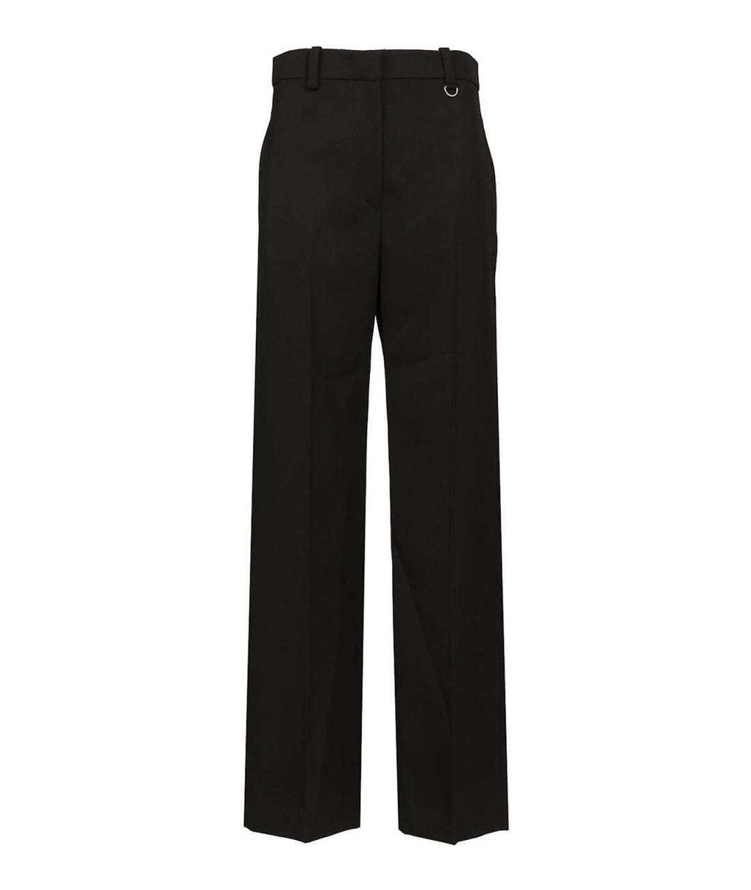 ISABEL MARANT Черные шерстяные прямые брюки, фото 1