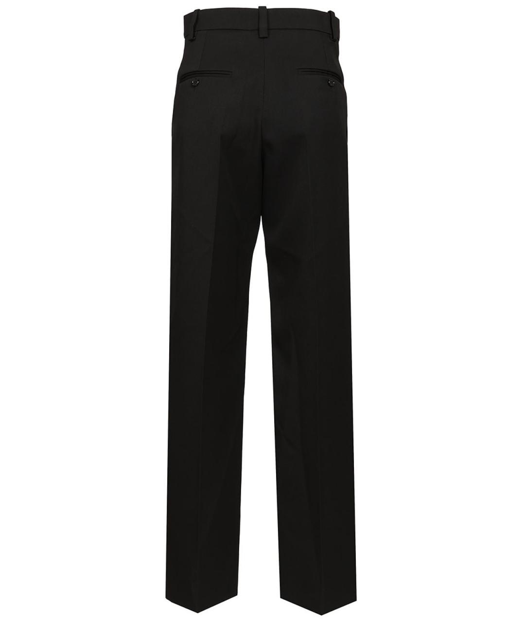 ISABEL MARANT Черные шерстяные прямые брюки, фото 2