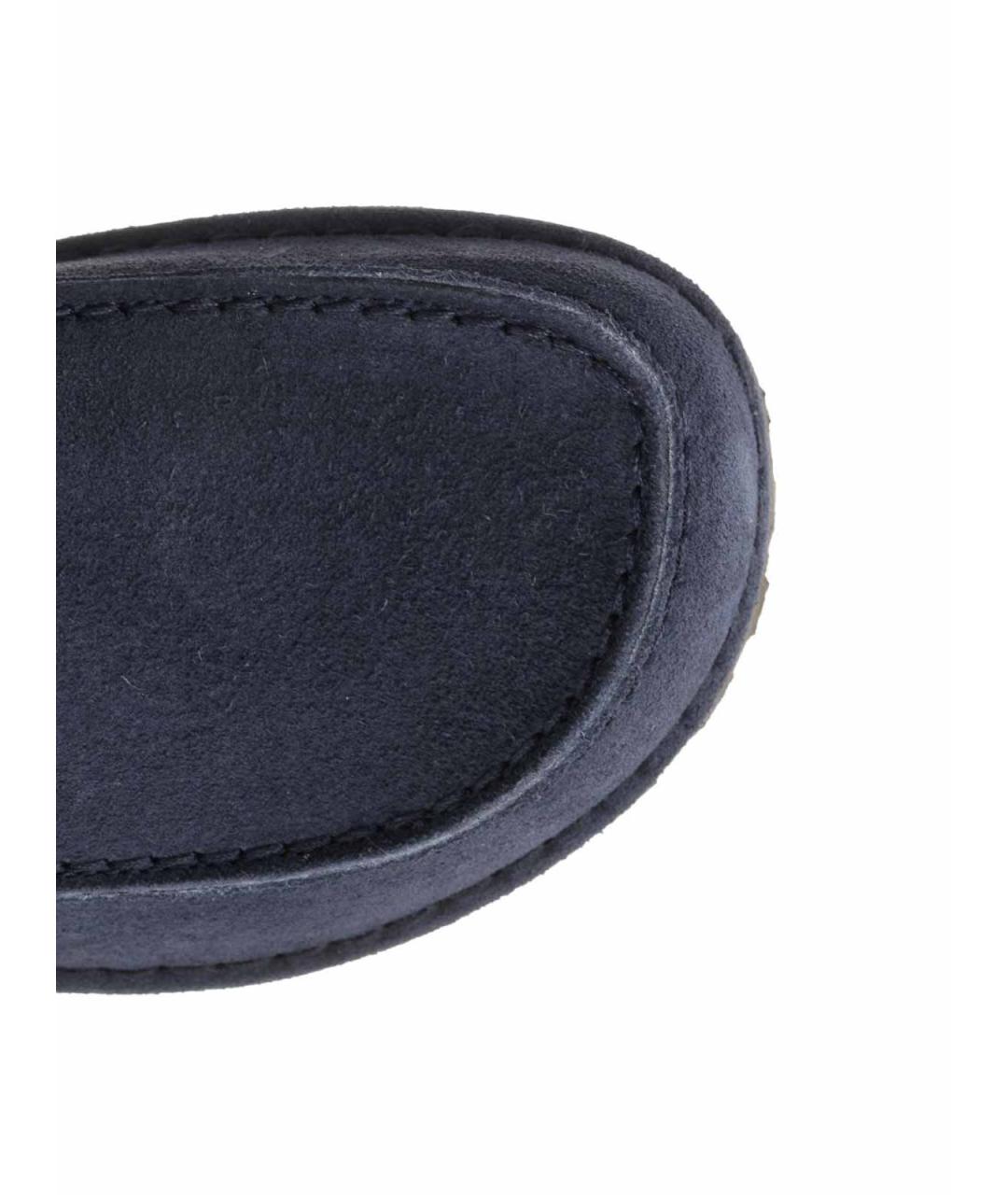 BIRKENSTOCK Синие замшевые низкие ботинки, фото 4