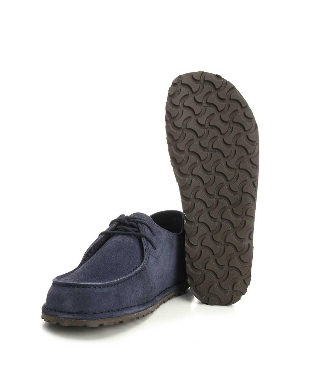 BIRKENSTOCK Синие замшевые низкие ботинки, фото 5