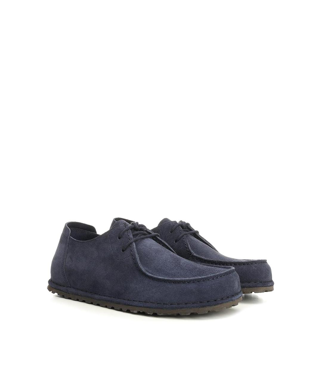 BIRKENSTOCK Синие замшевые низкие ботинки, фото 2