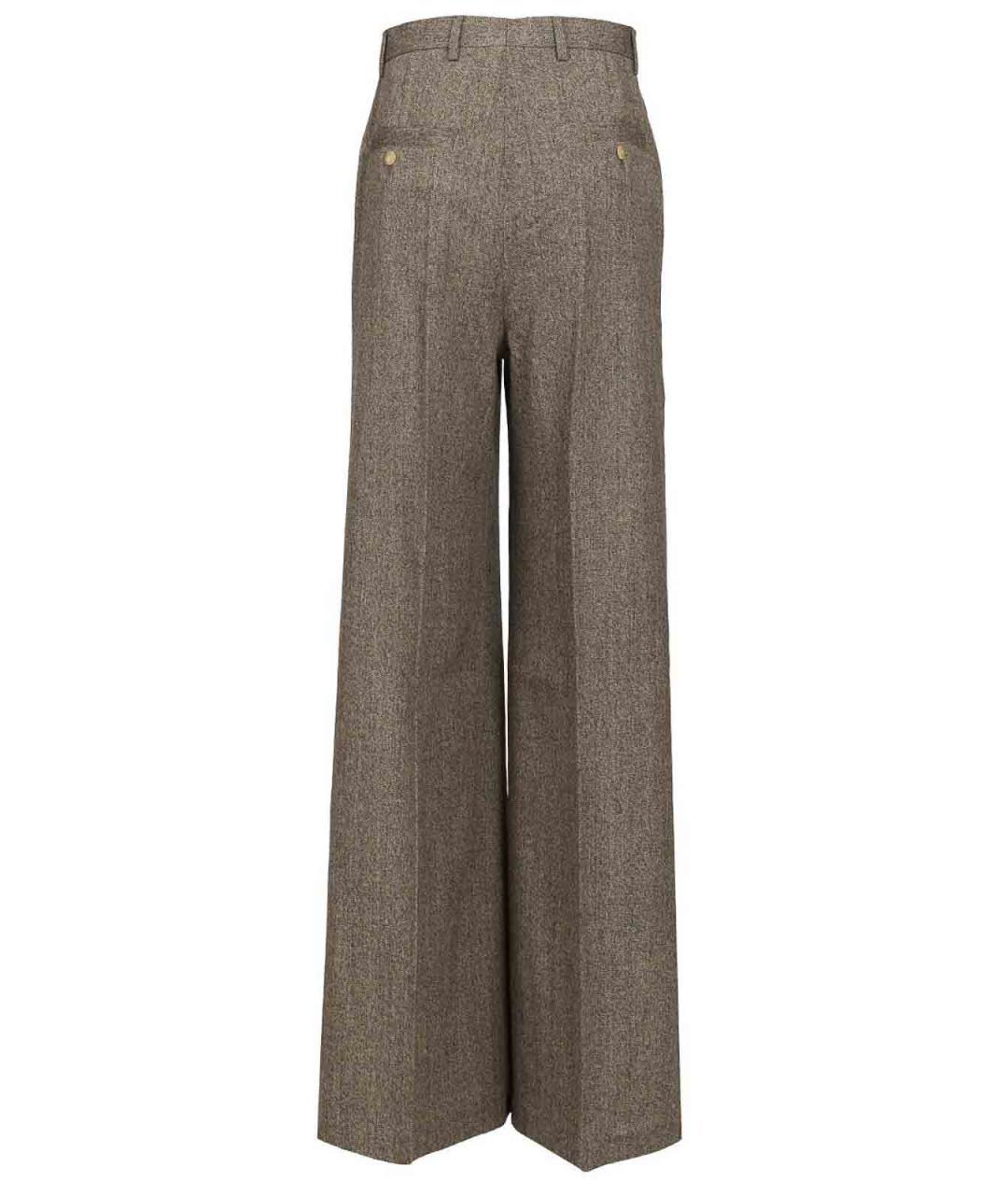 RICK OWENS Черные шерстяные брюки широкие, фото 2