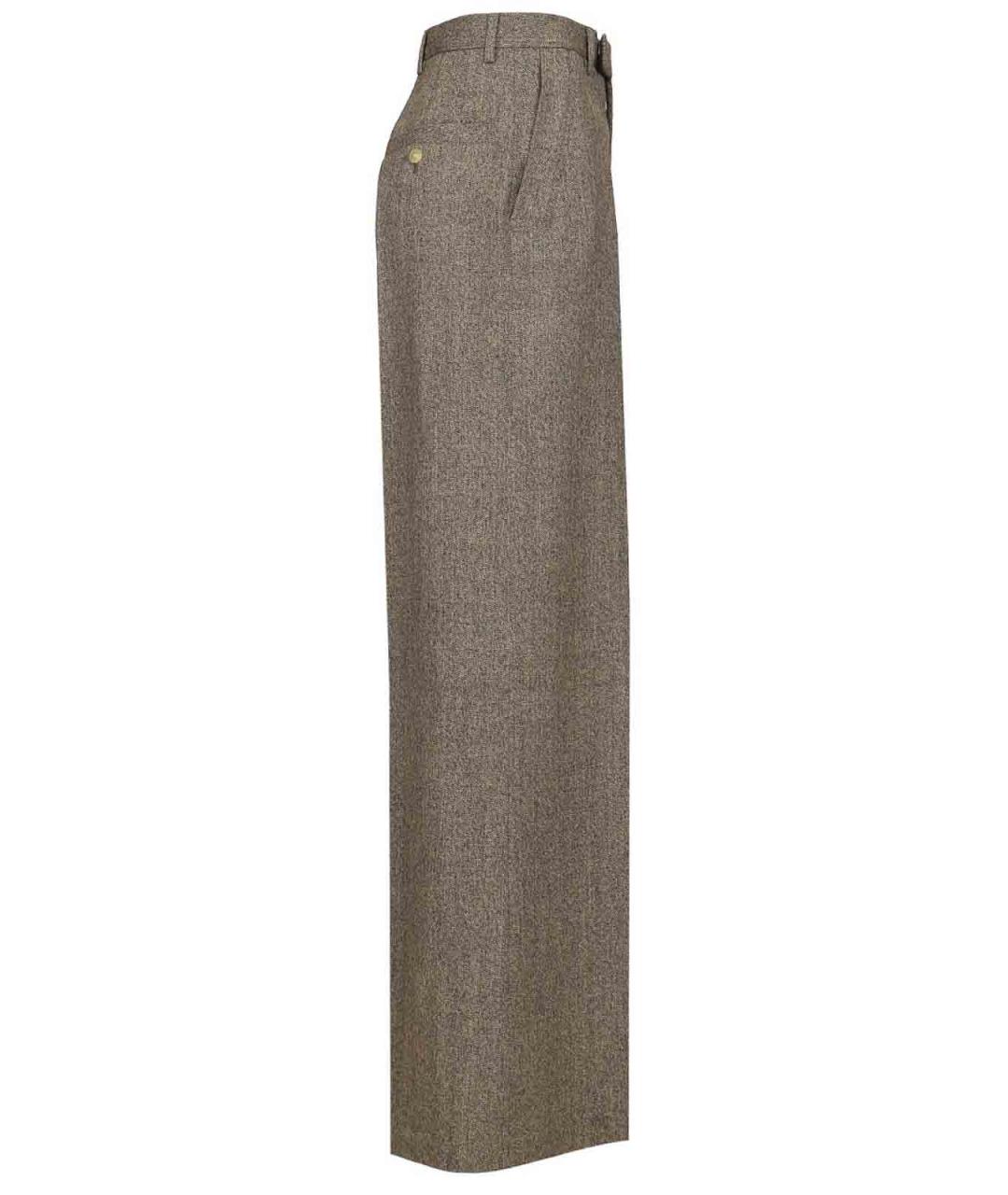 RICK OWENS Черные шерстяные брюки широкие, фото 3