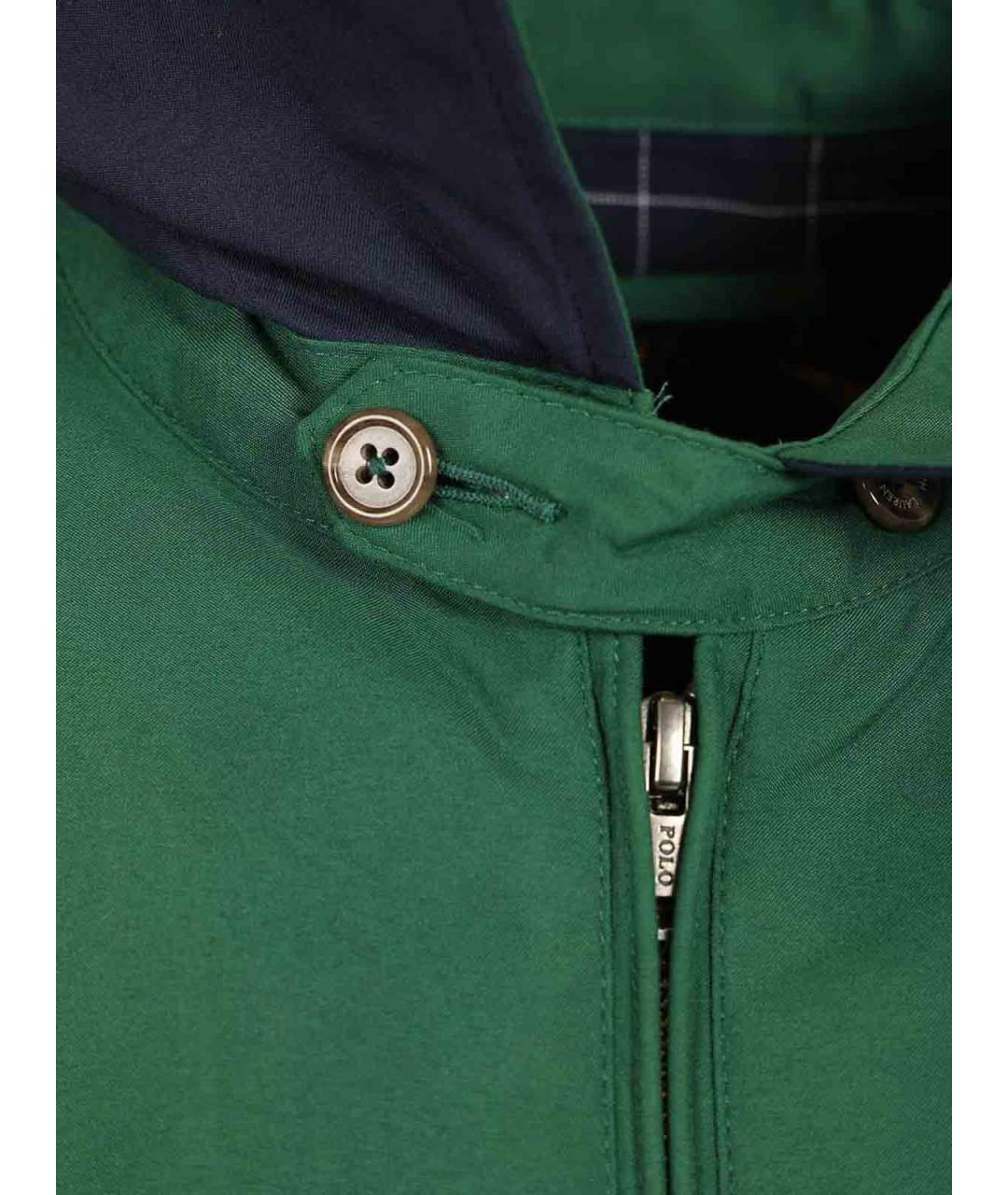 POLO RALPH LAUREN Зеленая полиэстеровая куртка, фото 5