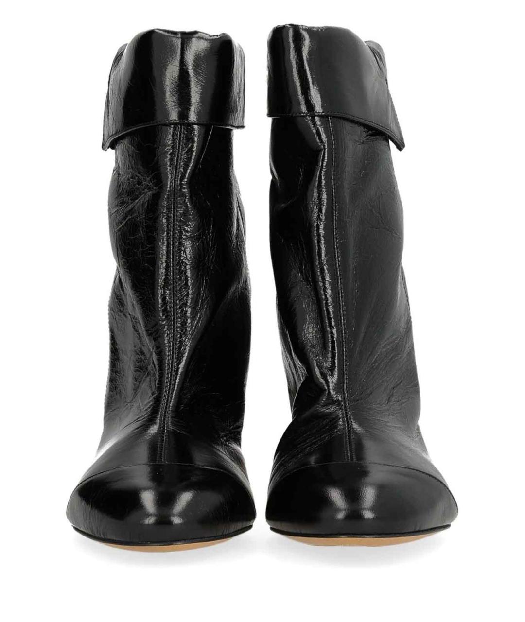 ISABEL MARANT Черные ботильоны из лакированной кожи, фото 5