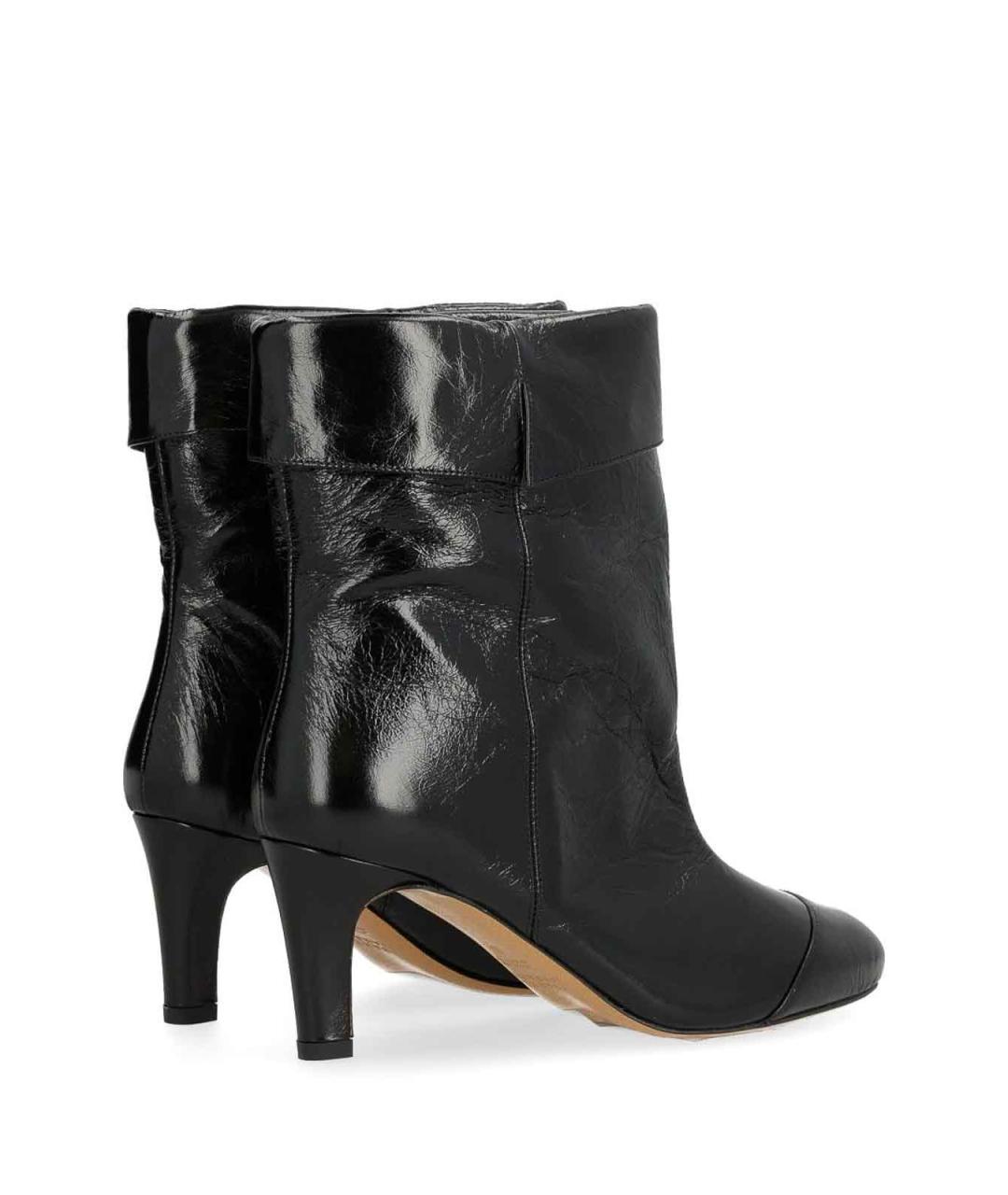 ISABEL MARANT Черные ботильоны из лакированной кожи, фото 3