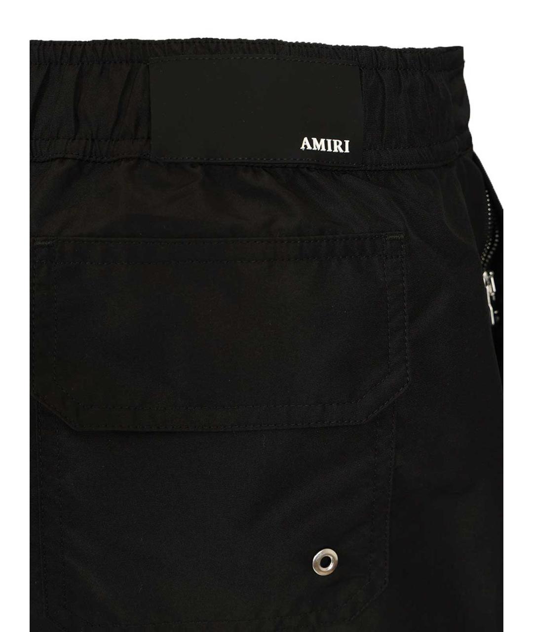 AMIRI Черные синтетические шорты, фото 4