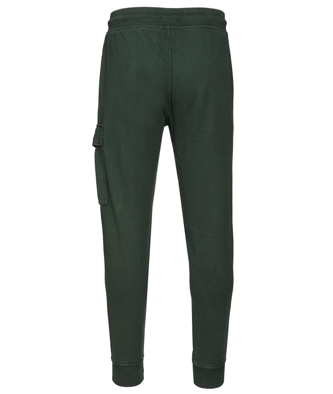CP COMPANY Зеленые хлопковые повседневные брюки, фото 2