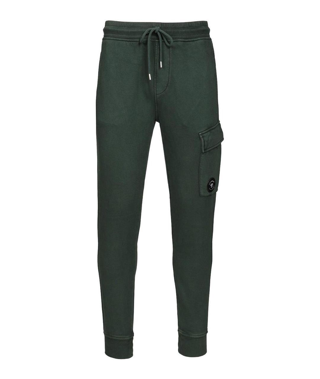 CP COMPANY Зеленые хлопковые повседневные брюки, фото 1