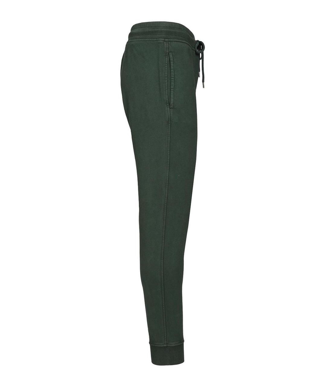 CP COMPANY Зеленые хлопковые повседневные брюки, фото 3