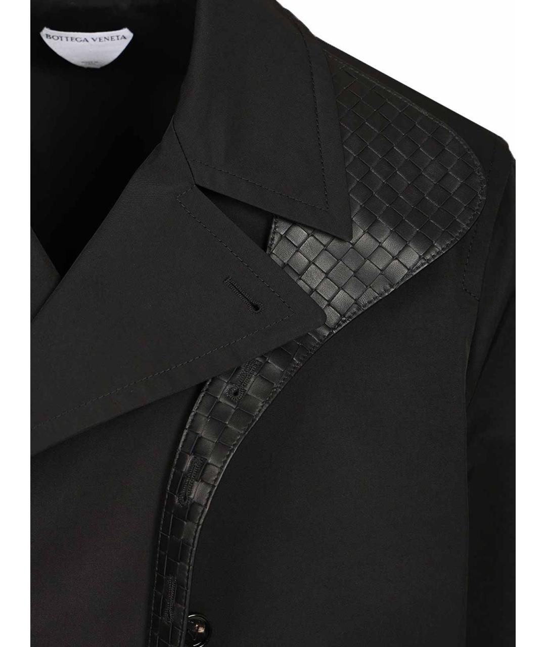 BOTTEGA VENETA Черная хлопковая куртка, фото 4