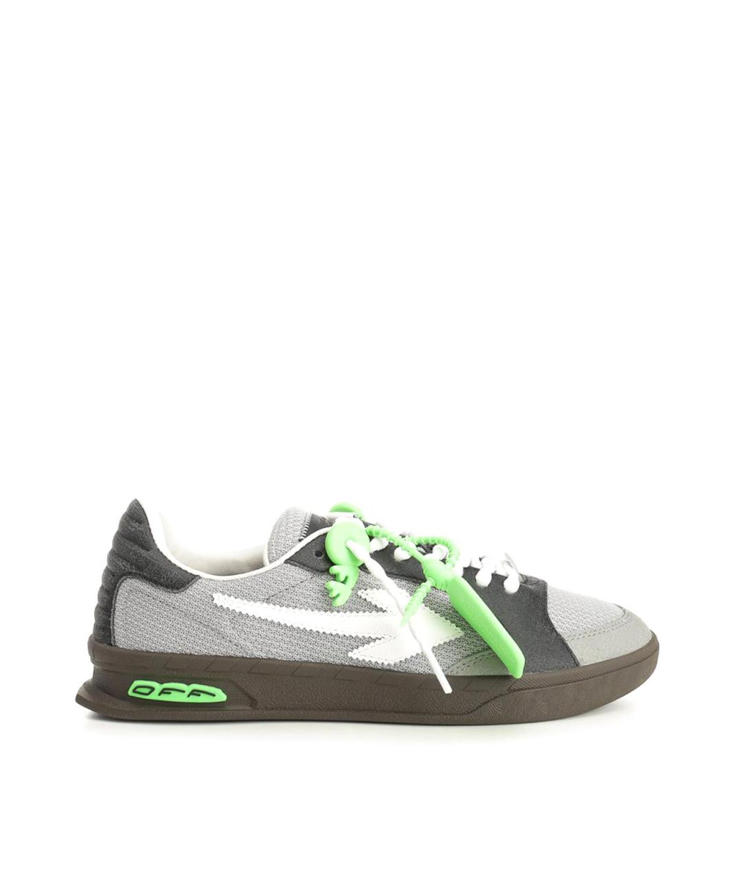 OFF-WHITE Мульти замшевые низкие кроссовки / кеды, фото 1