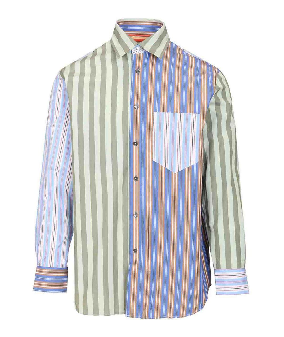PAUL SMITH Мульти хлопковая кэжуал рубашка, фото 1