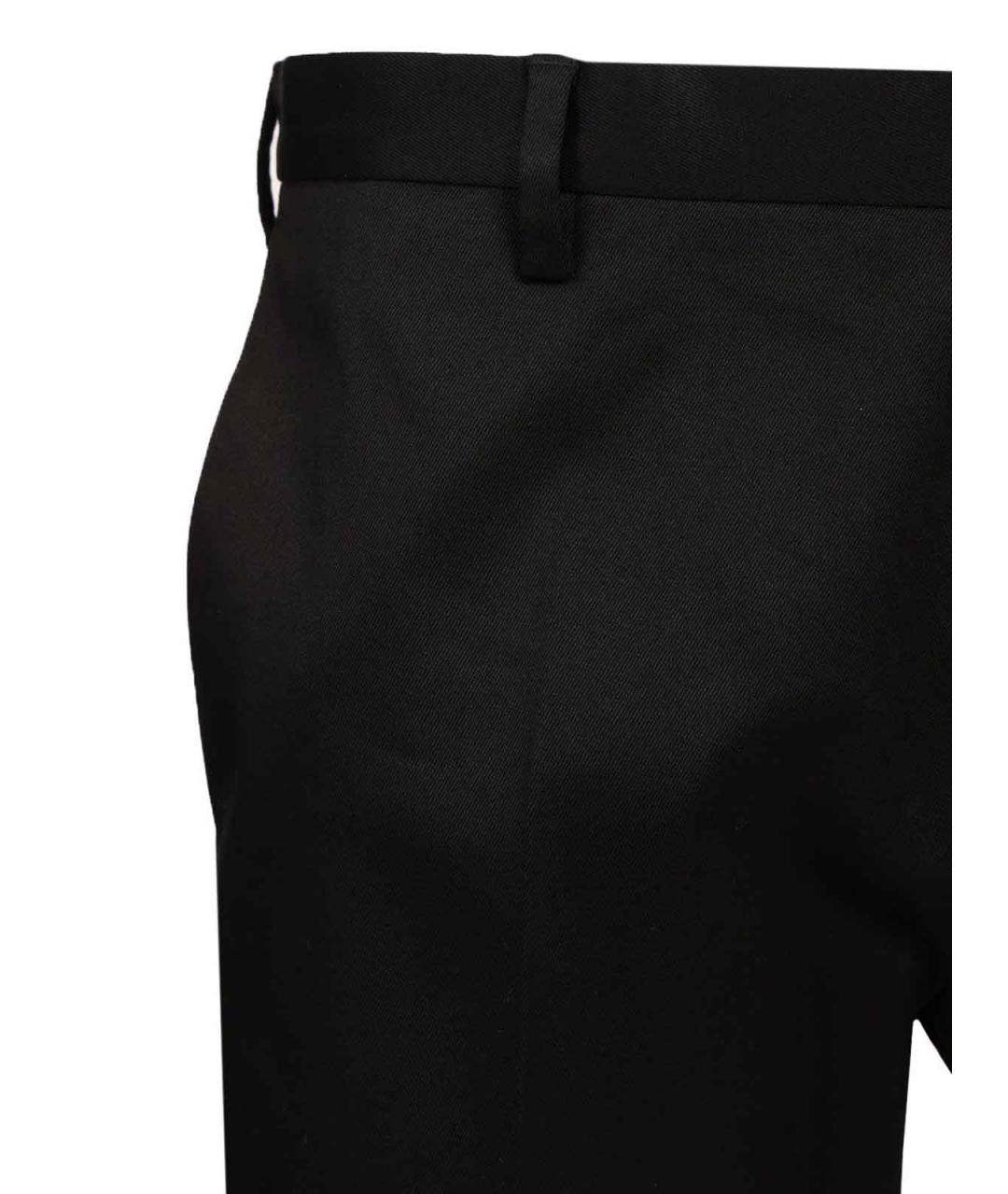 PAUL SMITH Черные хлопковые повседневные брюки, фото 4