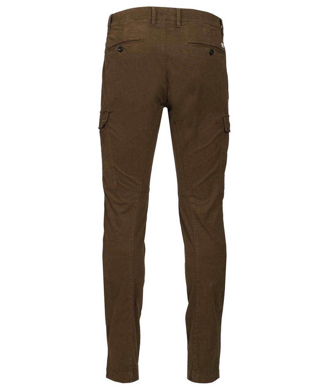 CP COMPANY Зеленые хлопковые повседневные брюки, фото 2