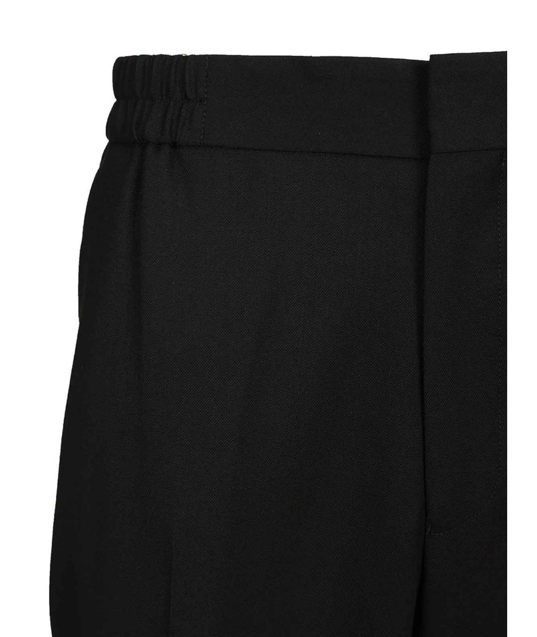 PAUL SMITH Черные шерстяные повседневные брюки, фото 4