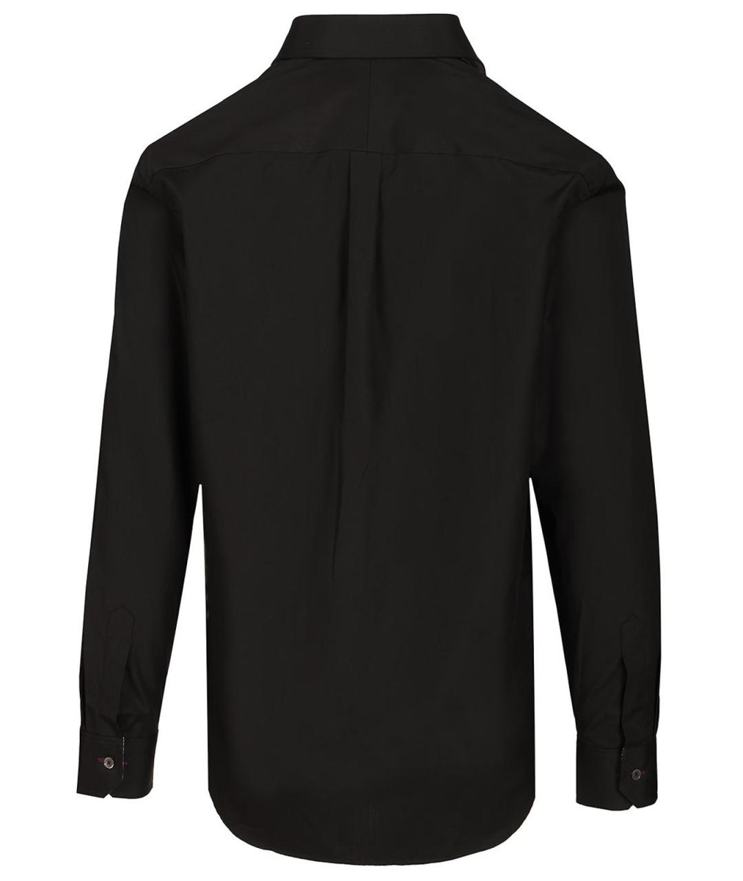 PAUL SMITH Черная хлопковая кэжуал рубашка, фото 2