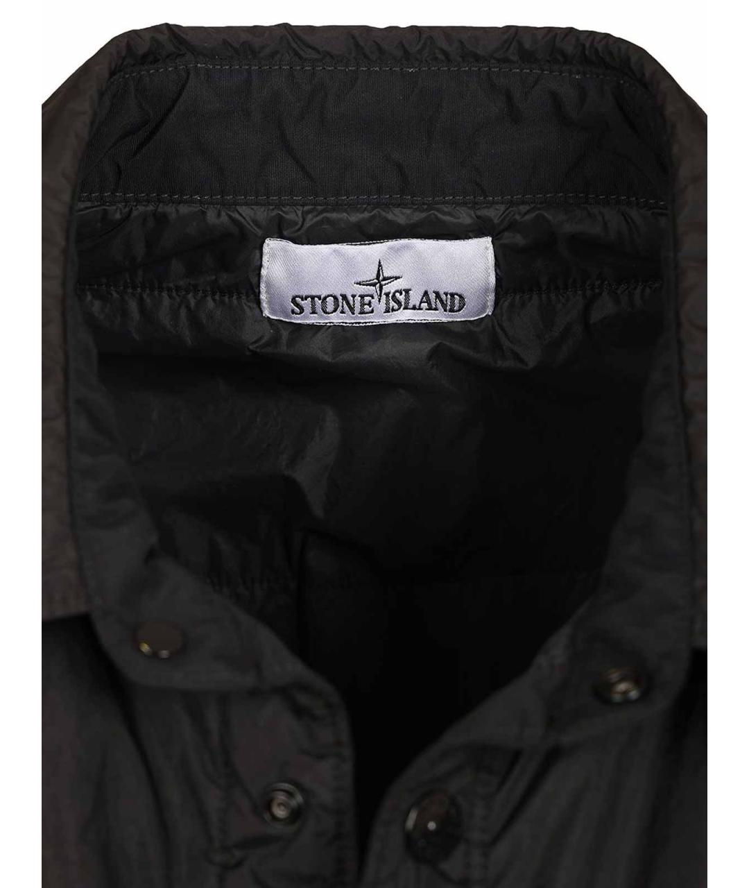STONE ISLAND Черная куртка, фото 4