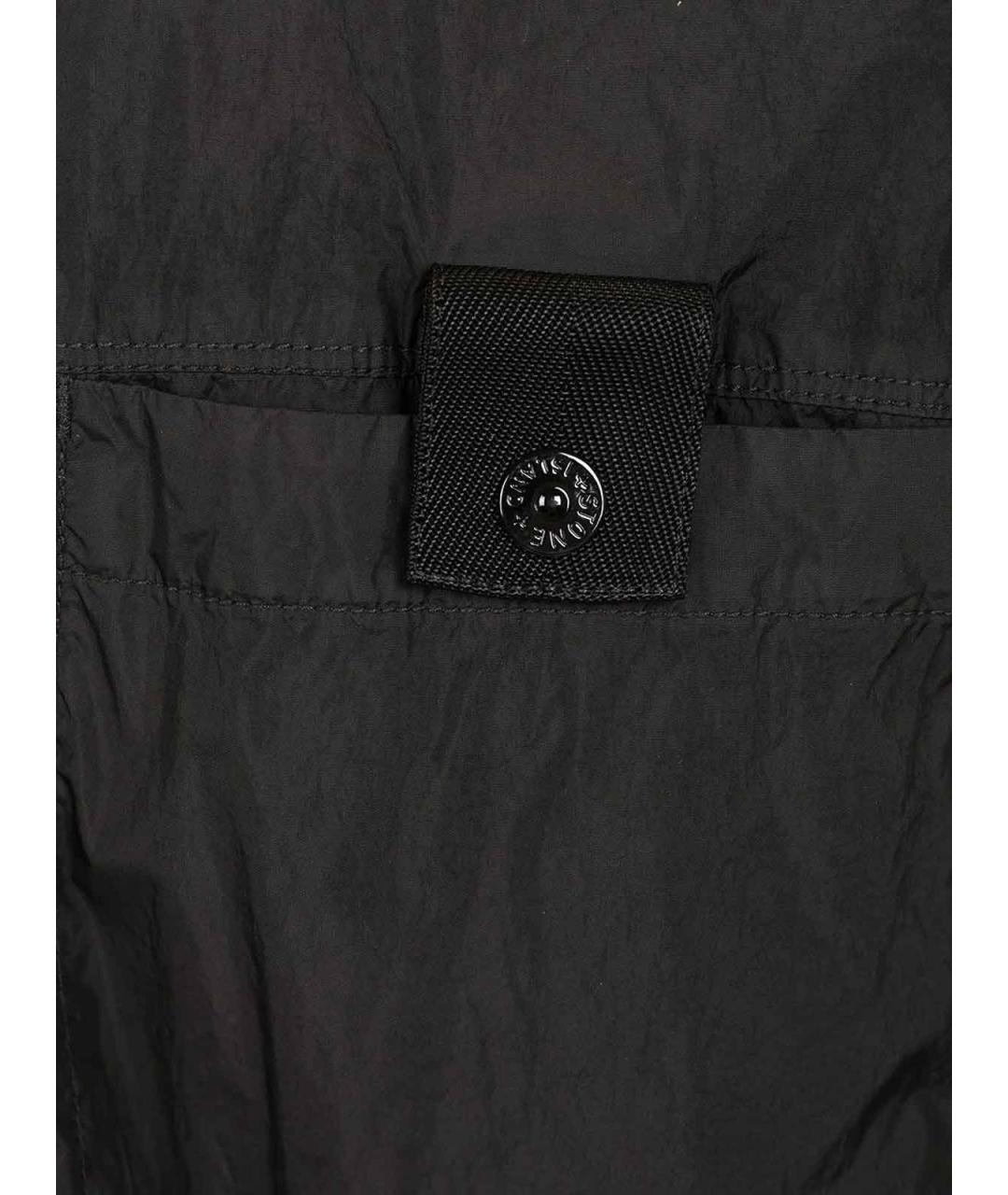 STONE ISLAND Черная куртка, фото 5