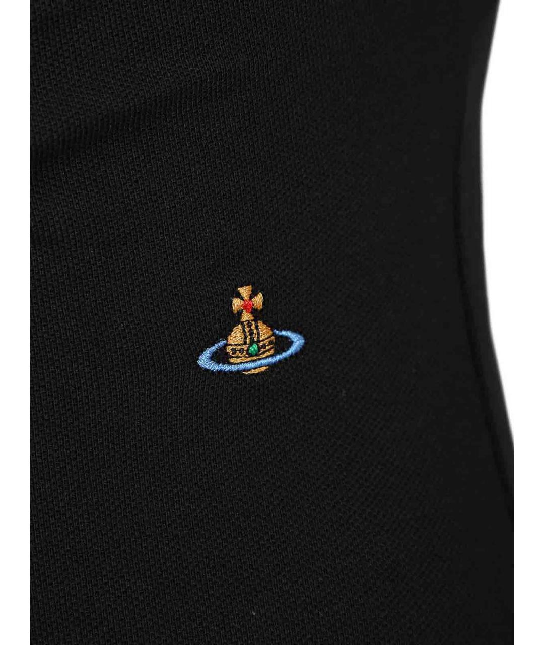 VIVIENNE WESTWOOD Черное хлопковое повседневное платье, фото 5