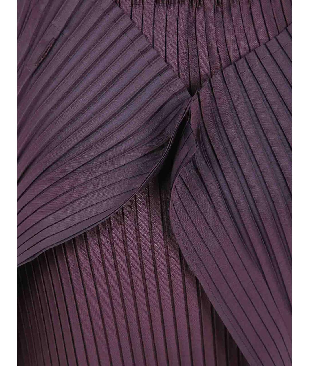 ISSEY MIYAKE Красная полиэстеровая юбка макси, фото 3