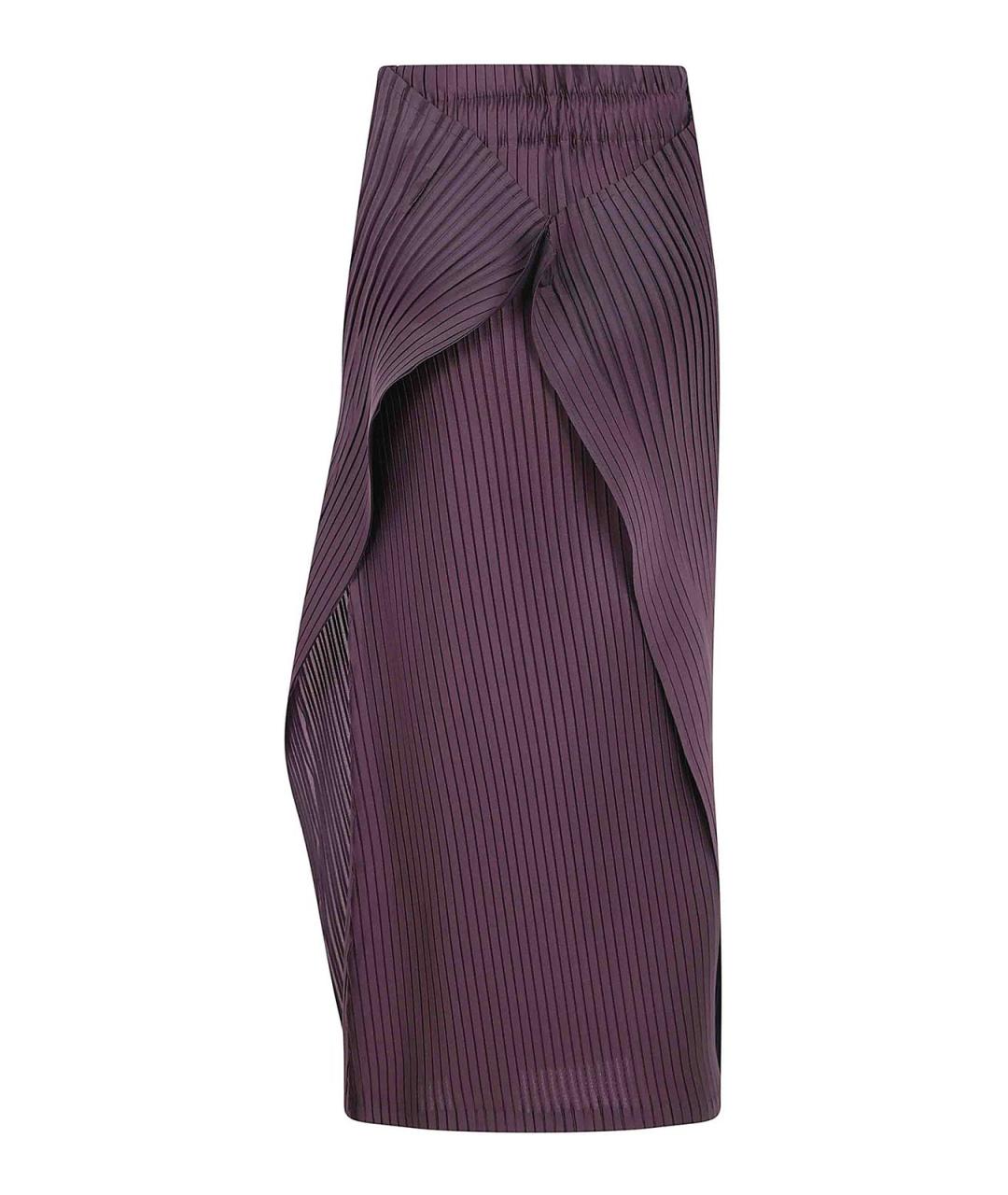ISSEY MIYAKE Красная полиэстеровая юбка макси, фото 2