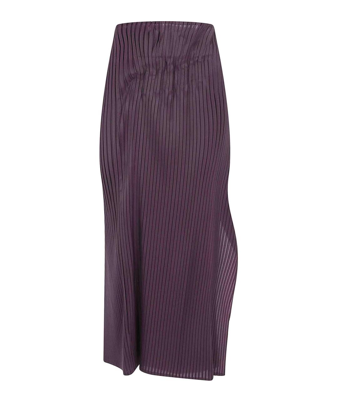 ISSEY MIYAKE Красная полиэстеровая юбка макси, фото 1