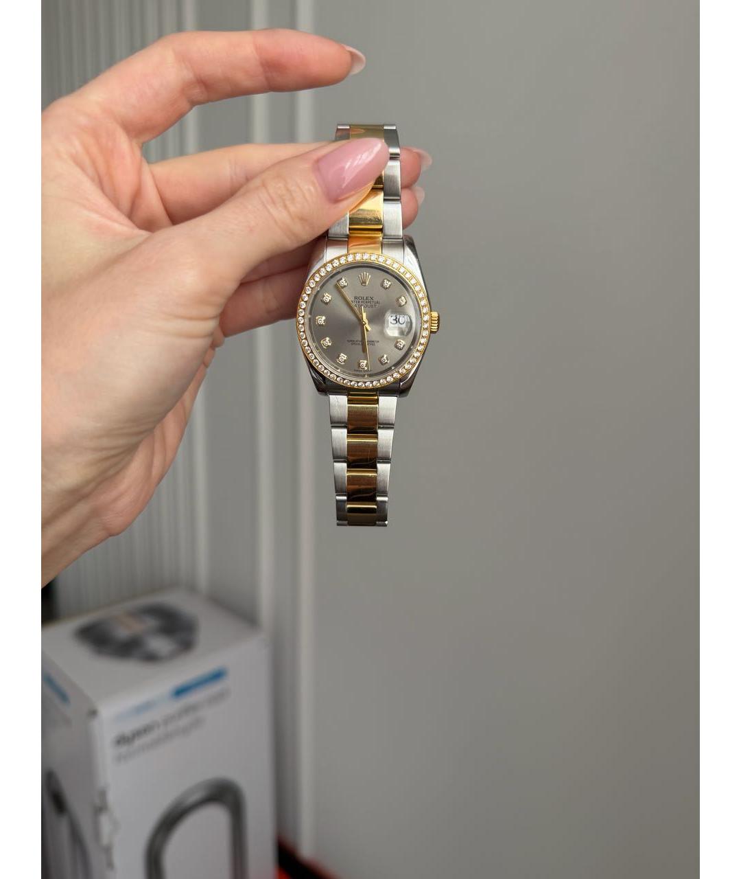 ROLEX Желтые часы из желтого золота, фото 9