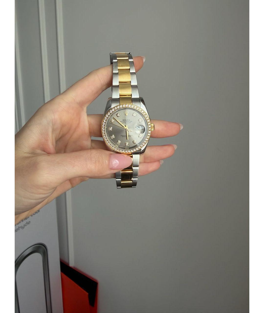 ROLEX Желтые часы из желтого золота, фото 7