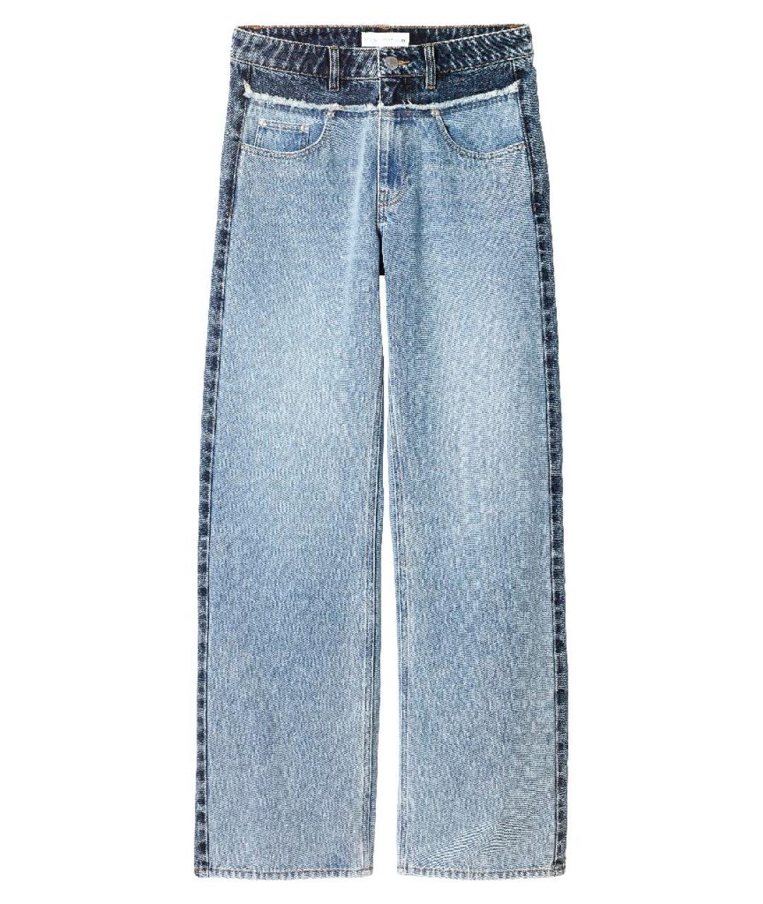 STELLA MCCARTNEY Голубые хлопковые прямые джинсы, фото 8