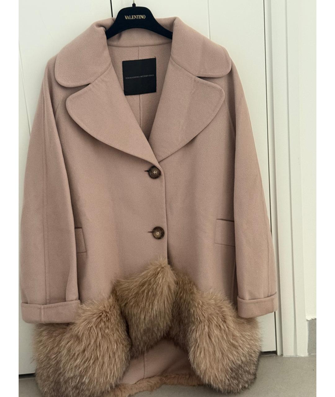 ERMANNO SCERVINO Бежевое пальто, фото 9