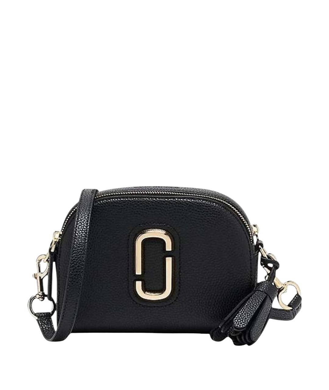 MARC JACOBS Черная кожаная сумка через плечо, фото 1
