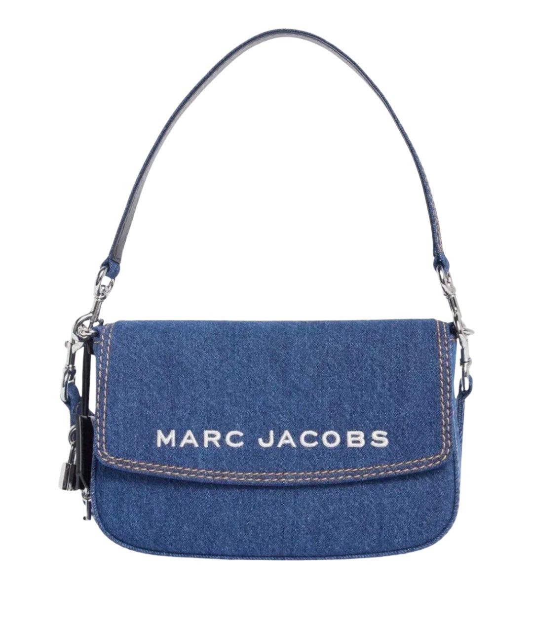 MARC JACOBS Синяя деним сумка с короткими ручками, фото 1