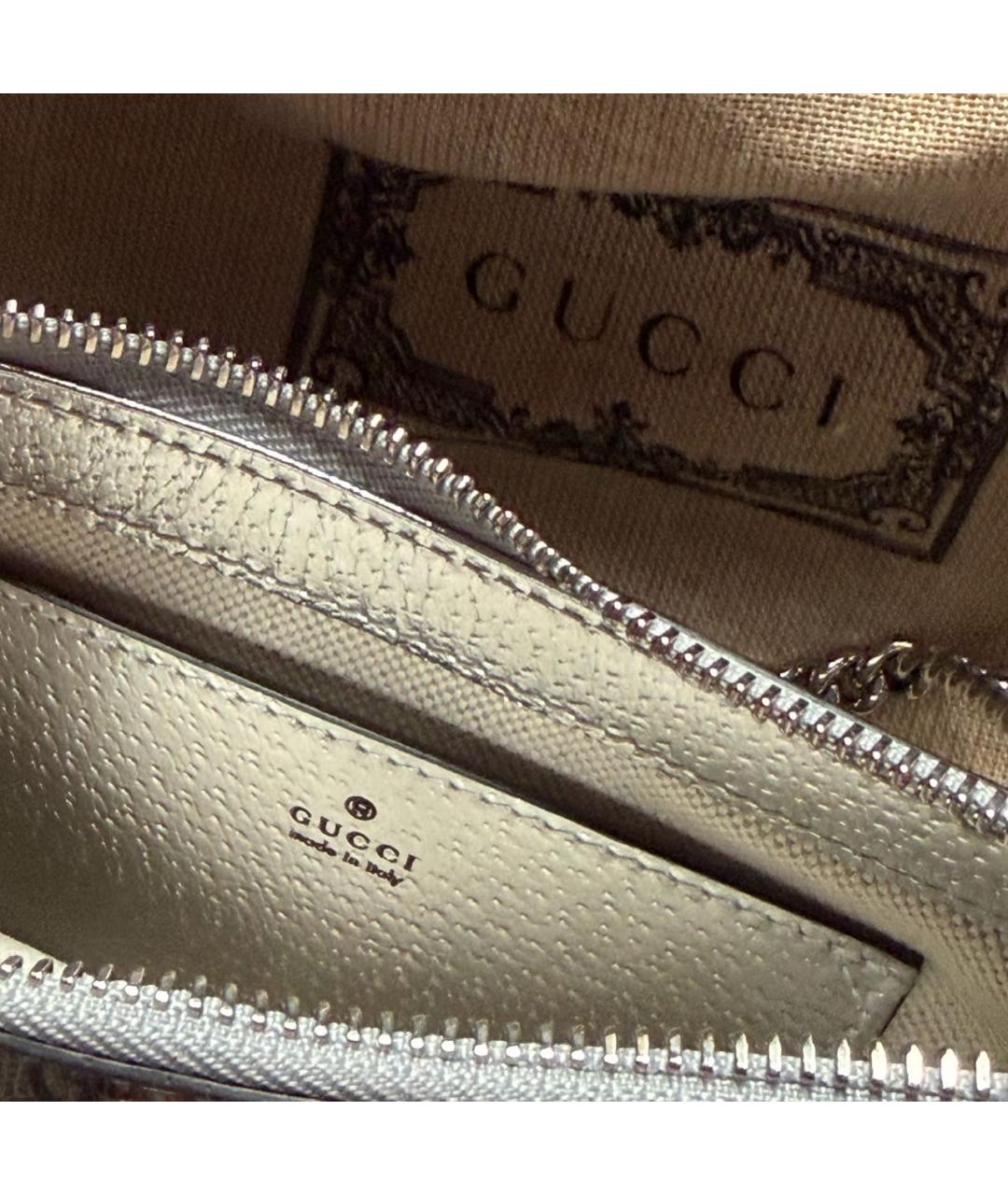 GUCCI Бежевая сумка с короткими ручками, фото 6
