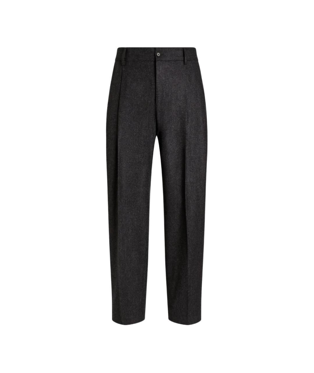 DOLCE&GABBANA Шерстяные повседневные брюки, фото 1
