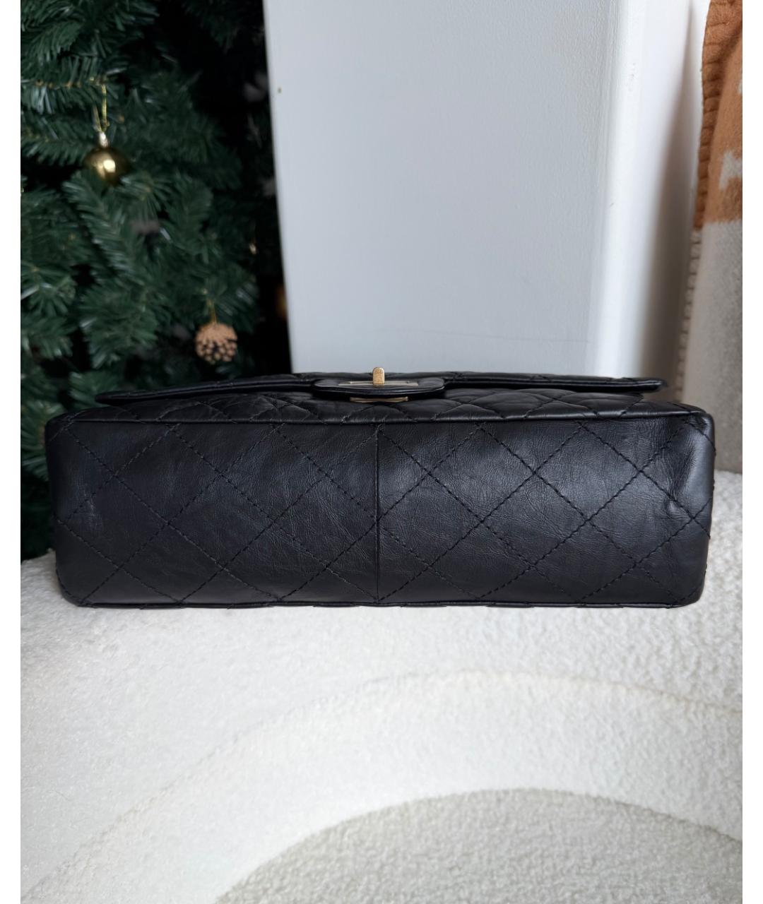 CHANEL Черная кожаная сумка через плечо, фото 4