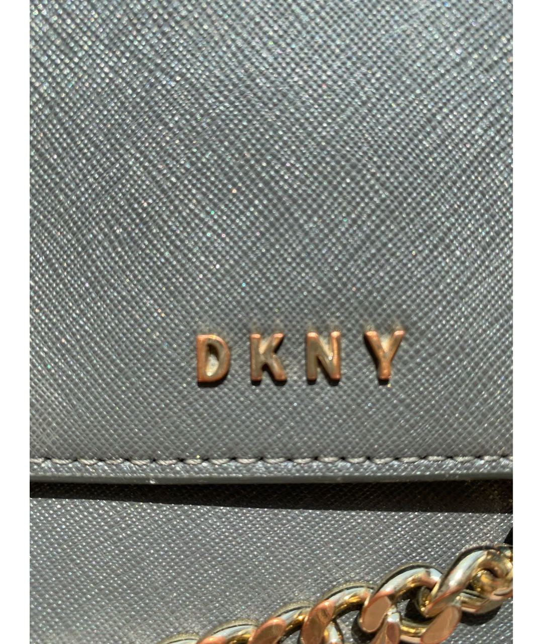 DKNY Антрацитовая сумка тоут из искусственной кожи, фото 2