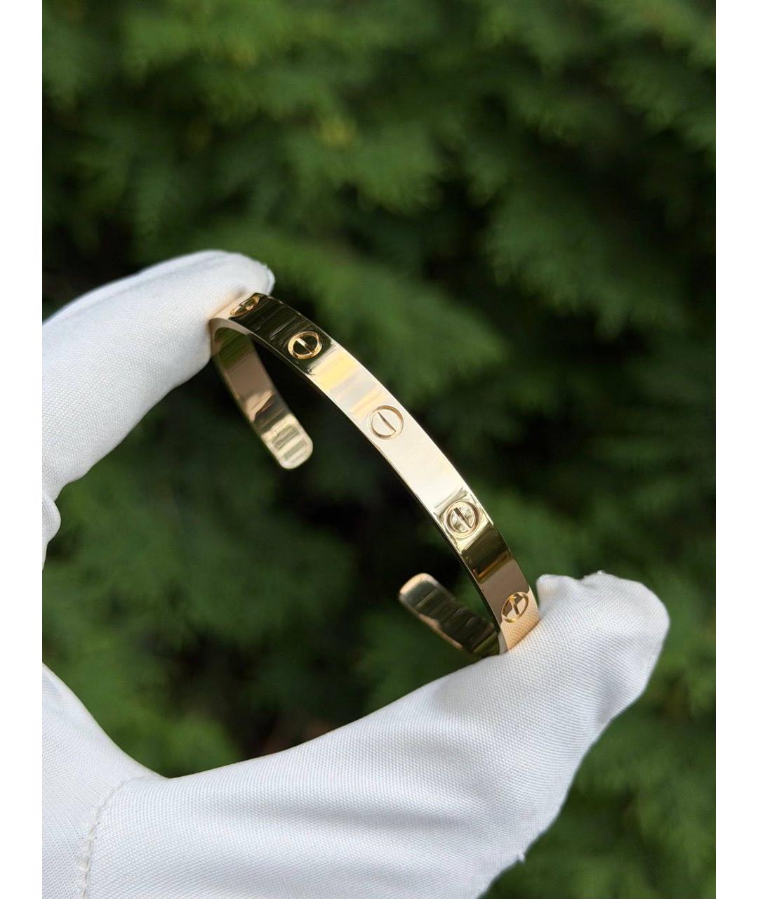 CARTIER Золотой браслет из желтого золота, фото 4